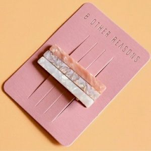 🆕 3pc Resin Runway Hair Clips by 8 Other Reasons